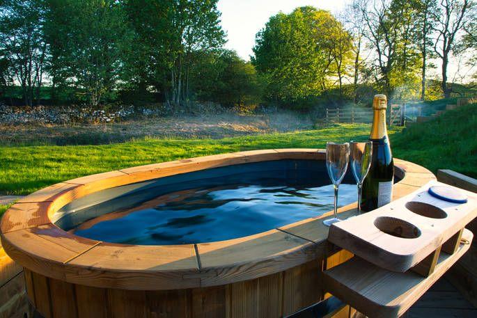 Glamping With Hot Tubs Canopy And Stars
