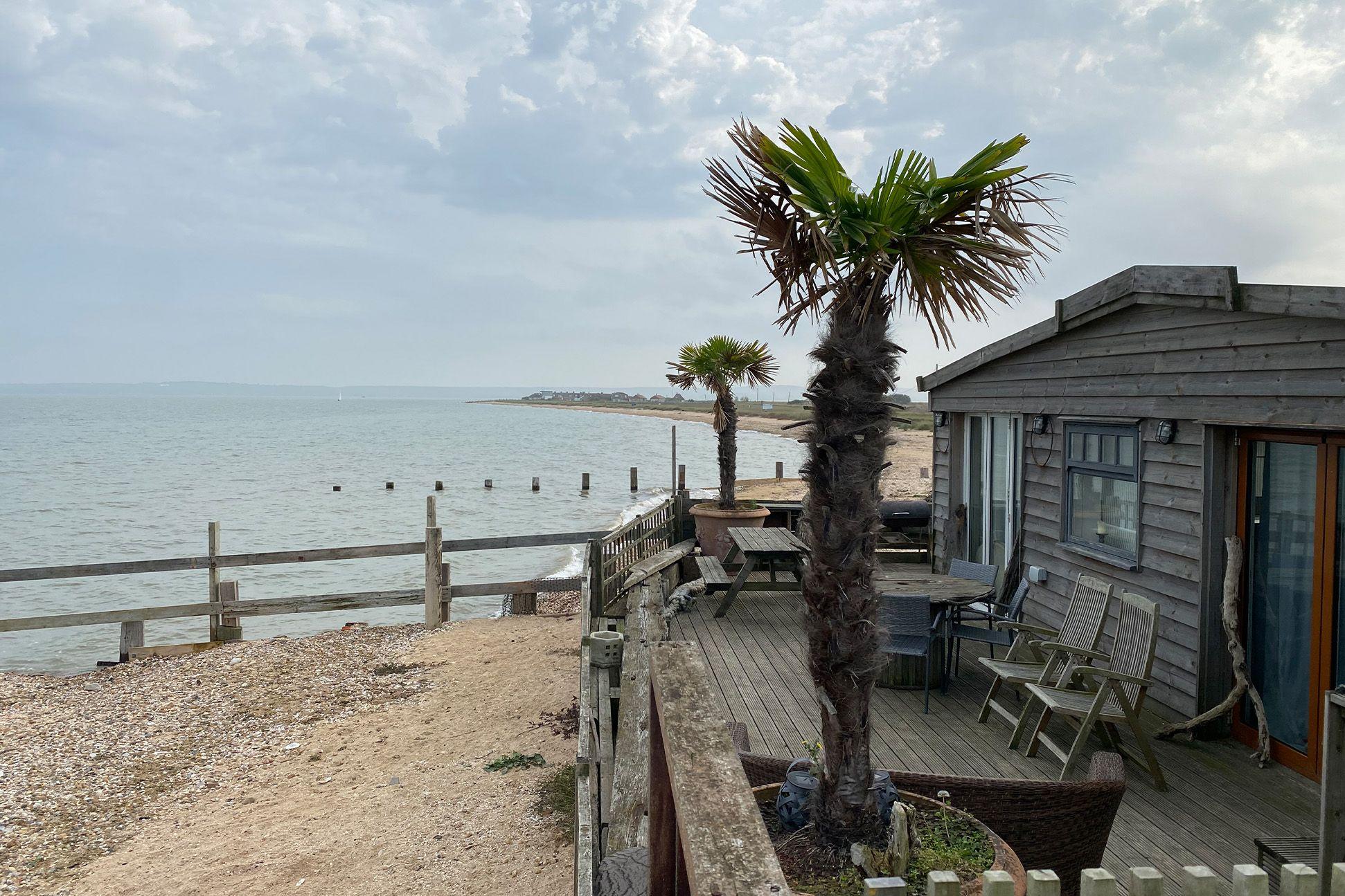 Cabin on the beach