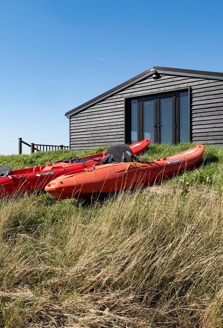 Glamping places near great kayaking spots