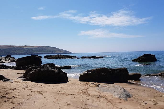 WilderMe geodomes glamping - the beach, Kingsand, Cornwall