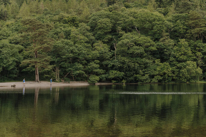 Swimming lake near Little Firs