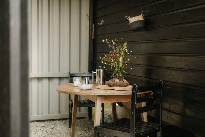 Table in kitchenette