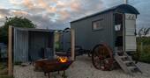 The Shepherds hut at the Old Quarry