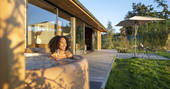 Rowan Cabin hot tub, Clifford, Hereford, Herefordshire - photo by Alex Treadway