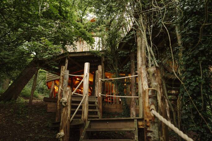 Entrance to the treehouse