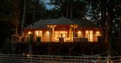 Evening at Galtres Treehouse