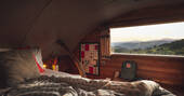 Caban Cadno cosy bed view