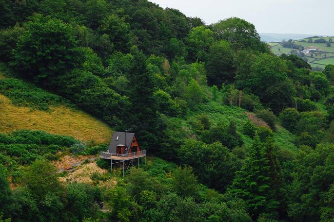 Aerial view of The Perch