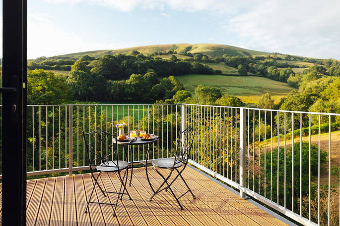 Outdoor dining area