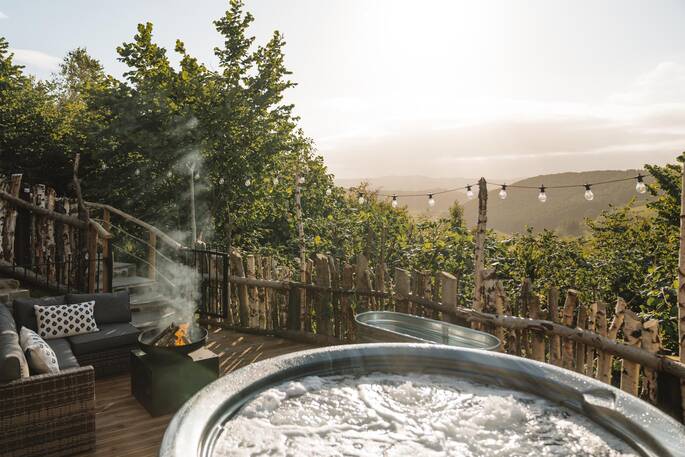 Hot tub view