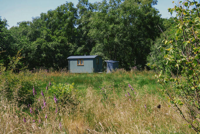 Hut in the field