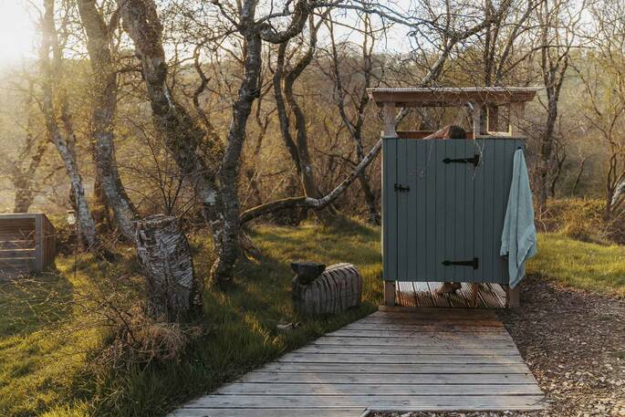 Outdoor shower